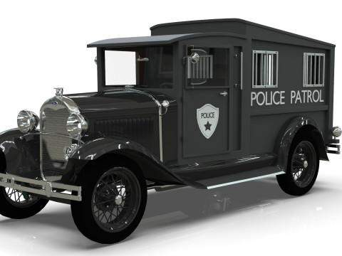 Police Patrol model AA 1930 3D 모델