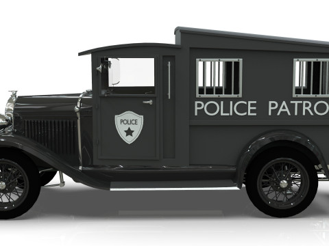 Police Patrol model AA 1930 3D Modell