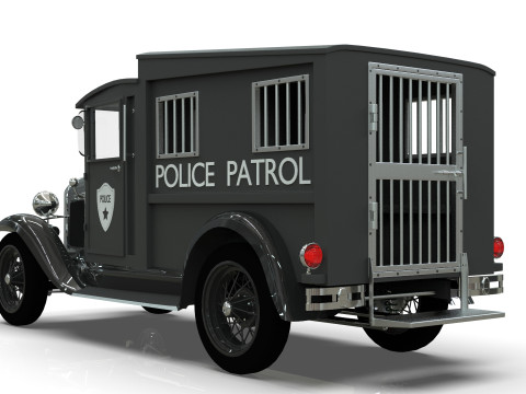 Police Patrol model AA 1930 3D Modell