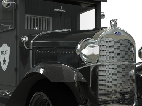 Police Patrol model AA 1930 3D Modell