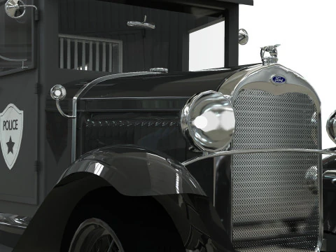 Police Patrol model AA 1930 3D Model