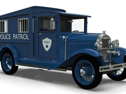 Police Patrol model AA 1930 3D Modell