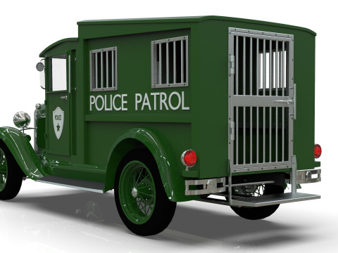 Police Patrol model AA 1930 3D Modell