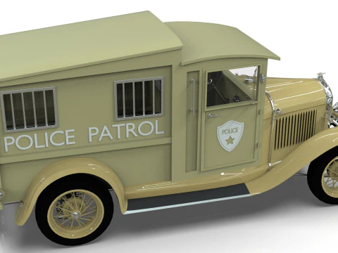 Police Patrol model AA 1930 3D Model