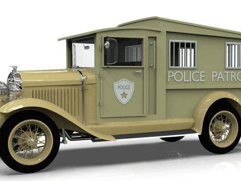 Police Patrol model AA 1930 3D Modell