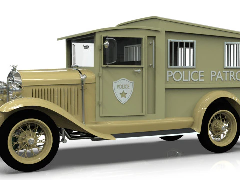 Police Patrol model AA 1930 3D Model