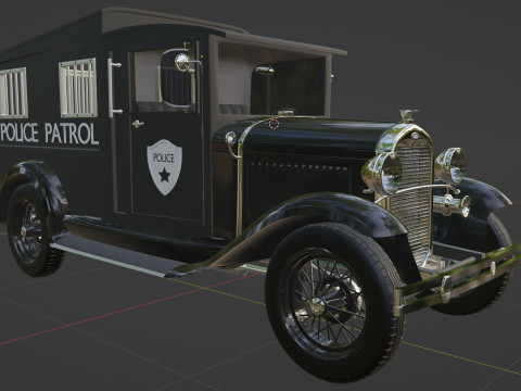 Police Patrol model AA 1930 3D Modell