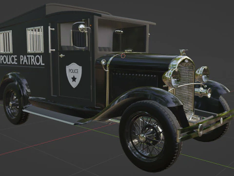 Police Patrol model AA 1930 3D Model