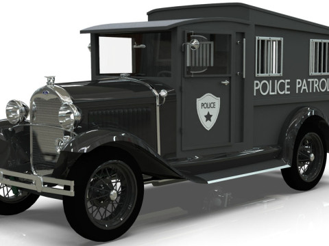 Police Patrol model AA 1930 3D Modell