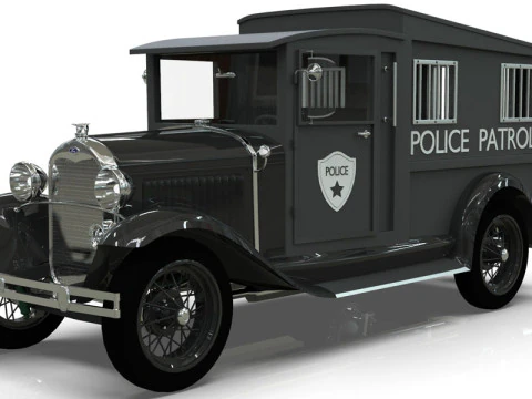 Police Patrol model AA 1930 3D Model