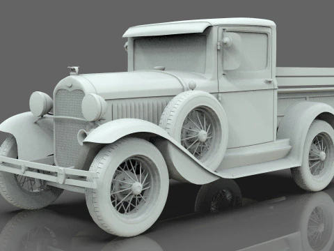 Model A Pickup1930 3D Model