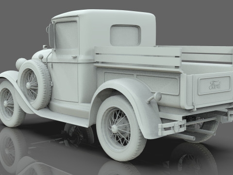 Model A Pickup1930 Modelo 3D