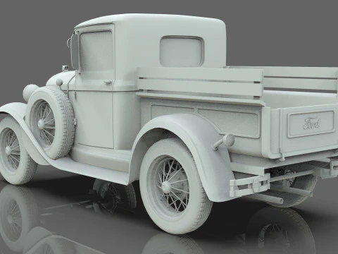 Model A Pickup1930 3D Model