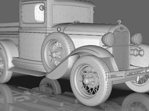 Model A Pickup1930 3D Model