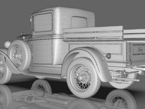 Model A Pickup1930 3D Model