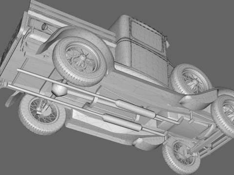 Model A Pickup1930 3D Model