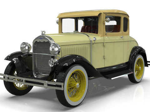 Model A Coupe 1930 3D 모델
