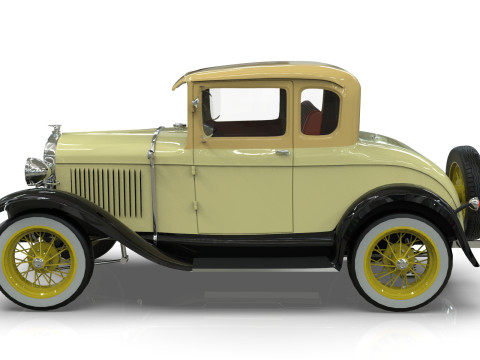 Model A Coupe 1930 3D 모델