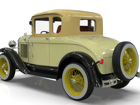 Model A Coupe 1930 3D 모델