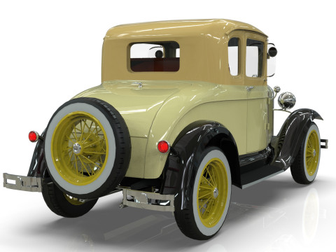 Model A Coupe 1930 3D 모델