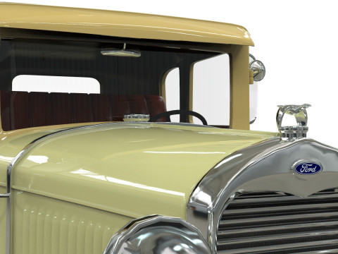 Model A Coupe 1930 3D 모델