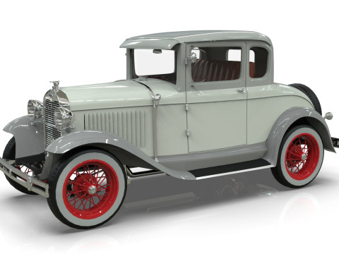 Model A Coupe 1930 3D 모델