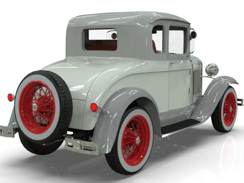 Model A Coupe 1930 3D 모델