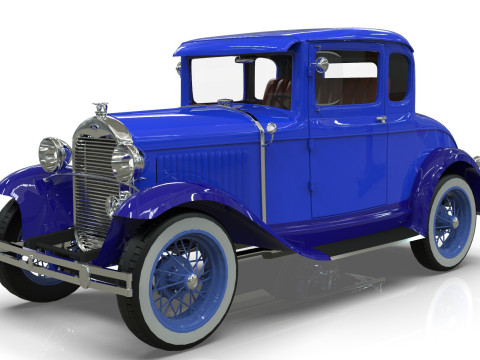 Model A Coupe 1930 3D 모델
