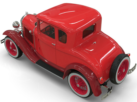 Model A Coupe 1930 3D 모델