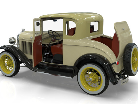 Model A Coupe 1930 3D 모델