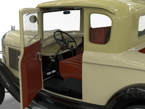 Model A Coupe 1930 3D 모델