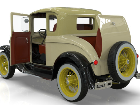 Model A Coupe 1930 3D 모델