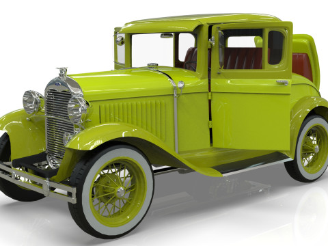 Model A Coupe 1930 3D 모델
