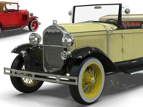 Model A Roadster 1930 3D 모델
