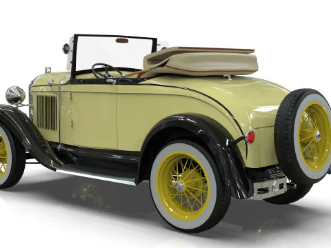 Model A Roadster 1930 3D Model