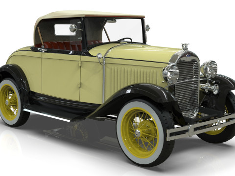Model A Roadster 1930 3D 모델