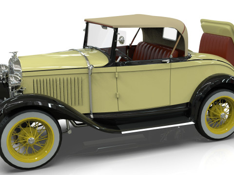 Model A Roadster 1930 3D 모델