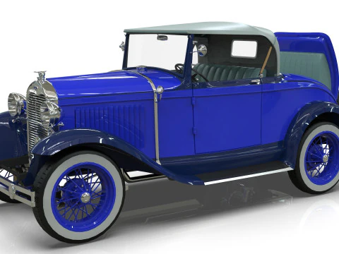 Model A Roadster 1930 3D Model