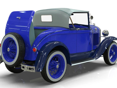 Model A Roadster 1930 3D Model