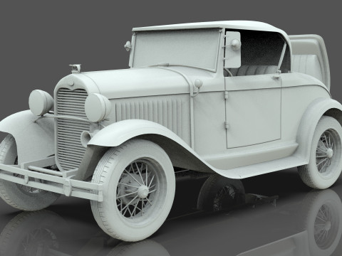 Model A Roadster 1930 3D 모델