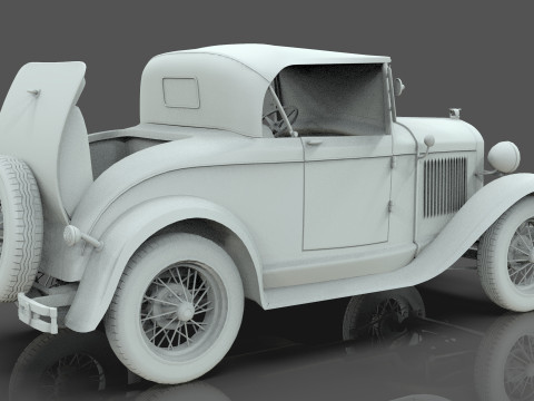Model A Roadster 1930 3D 모델