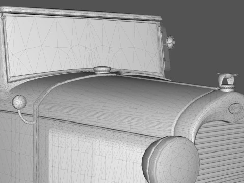 Model A Roadster 1930 3D Model