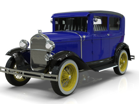 Model A Tudor 1930 3D 모델