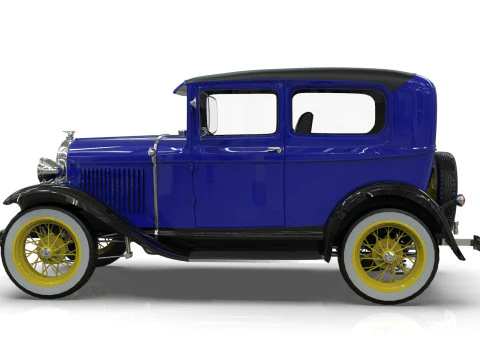 Model A Tudor 1930 3D Model