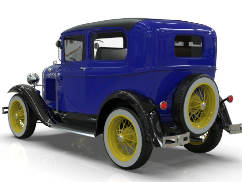 Model A Tudor 1930 3D Model