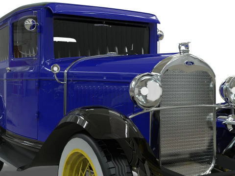 Model A Tudor 1930 3D Model