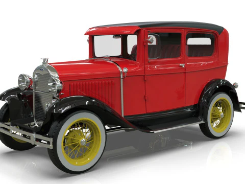 Model A Tudor 1930 3D Model