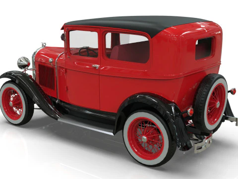 Model A Tudor 1930 3D Model