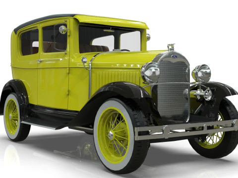 Model A Tudor 1930 3D Model