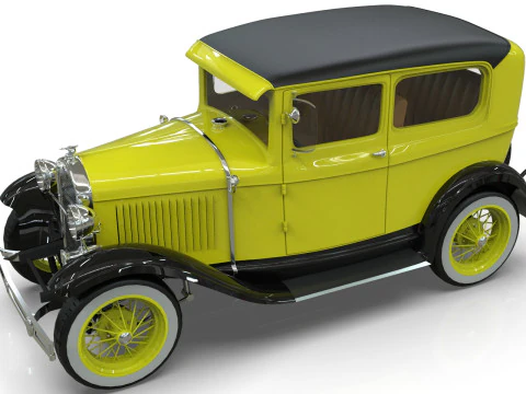 Model A Tudor 1930 3D Model